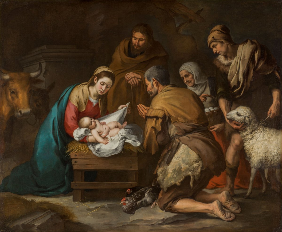 The Adoration of the Shepherds by Bartolomé Esteban Murillo