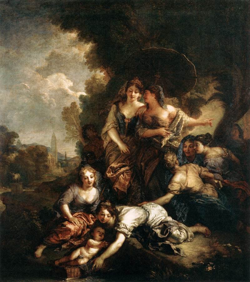 The Finding of Moses by Charles de La Fosse