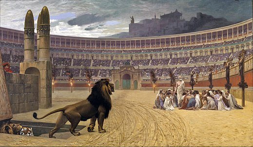 The Christian Martyrs' Last Prayer by Jean-Léon Gérôme