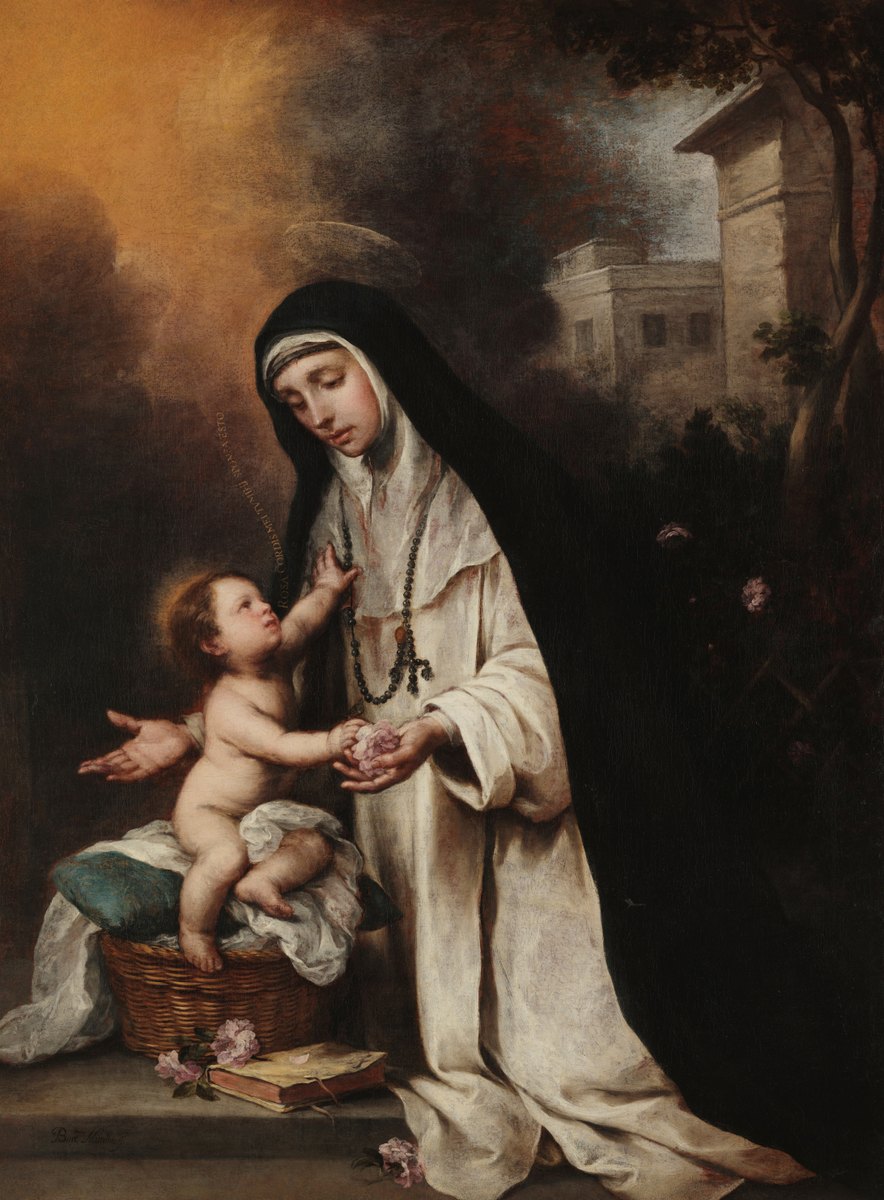 Saint Rose of Lima by Bartolomé Esteban Murillo