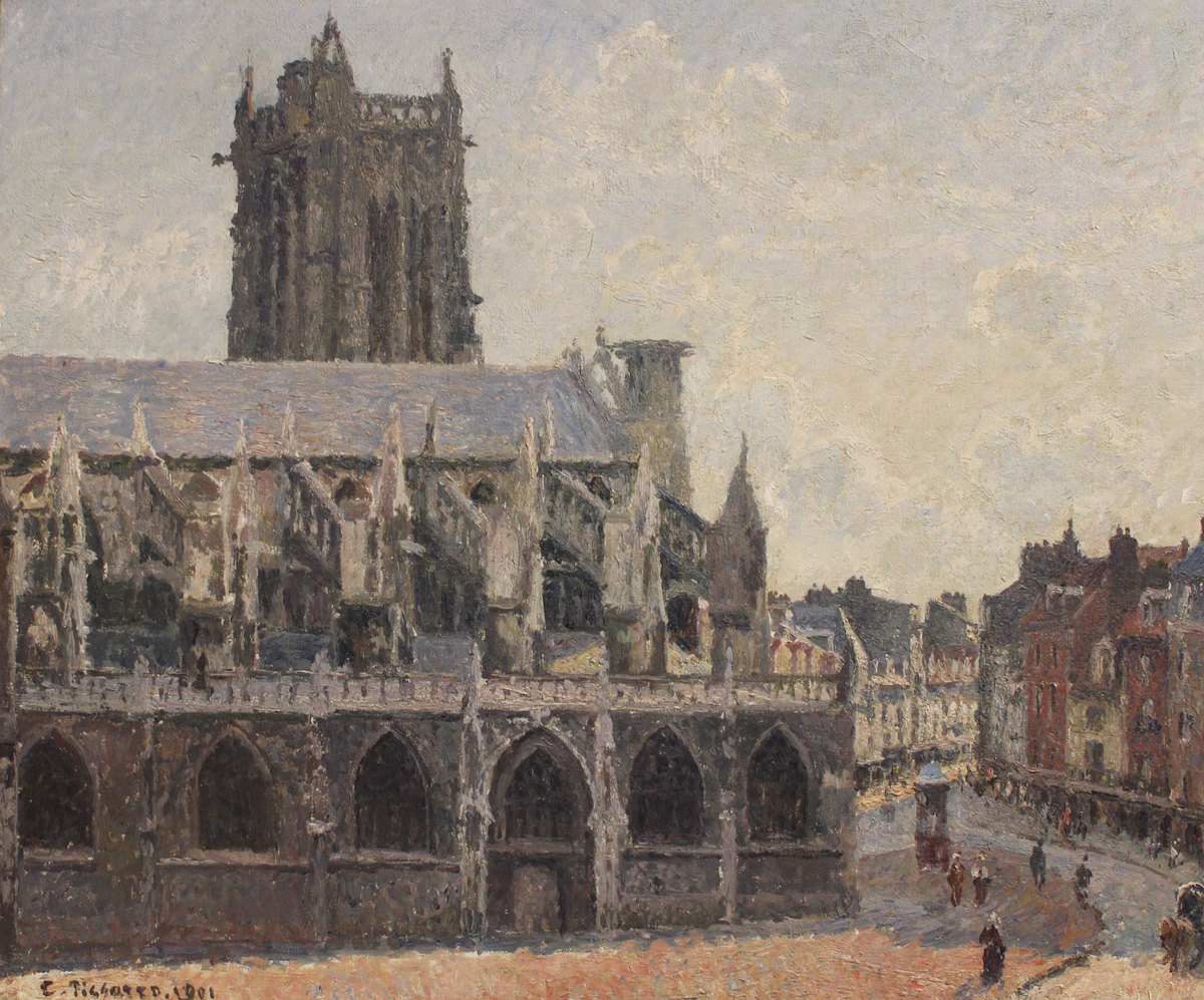 The Church of St Jacques in Dieppe by Camille Pissarro