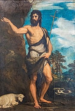Saint John the Baptist by Titian