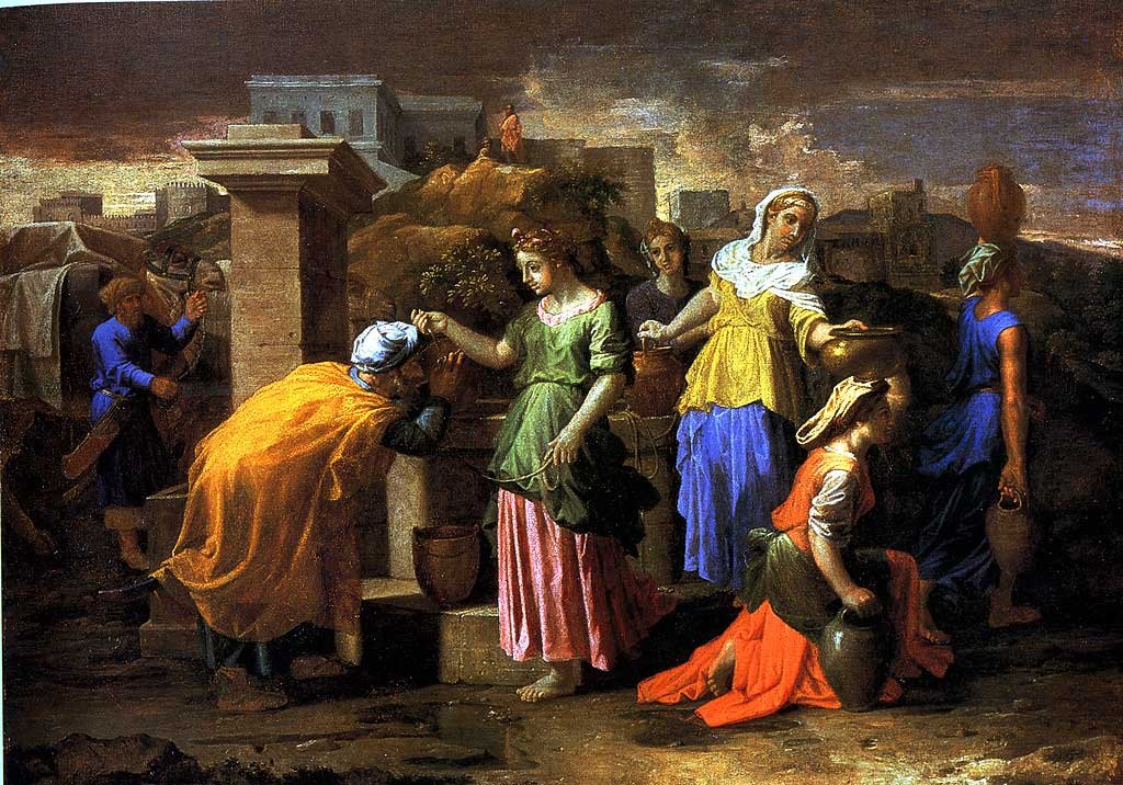 Eliezer and Rebecca by Nicolas Poussin