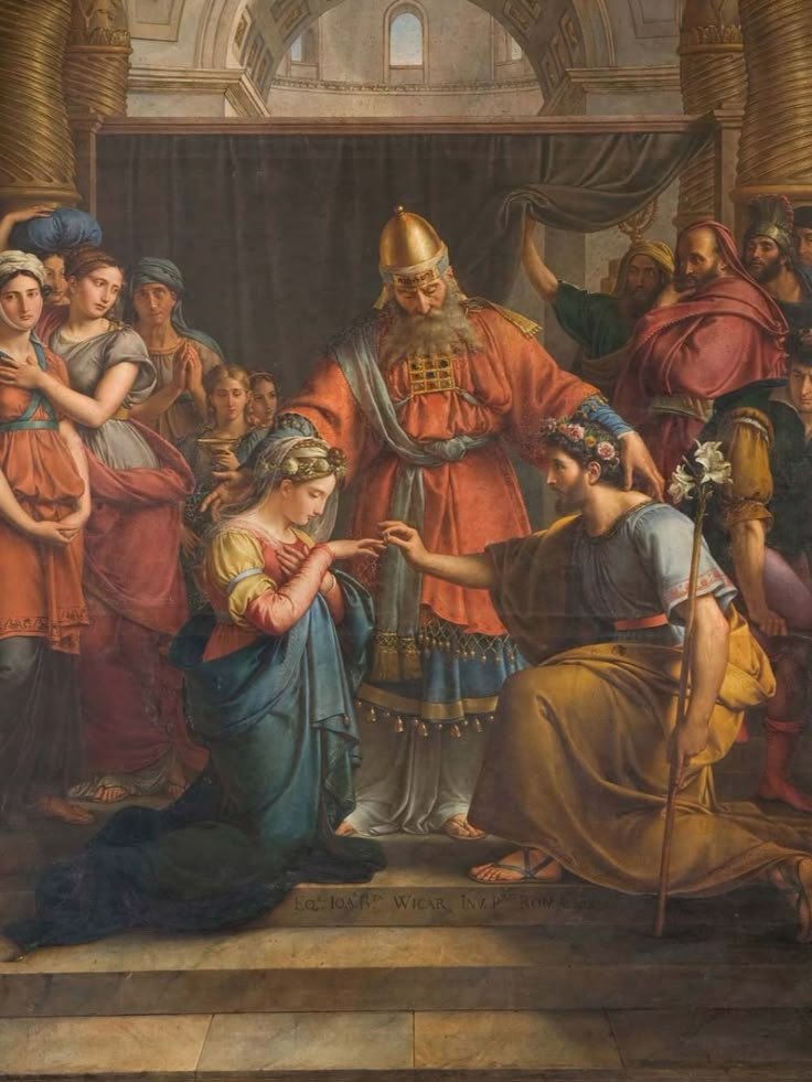 Marriage of Virgin by Jean-Baptiste Joseph Wicar