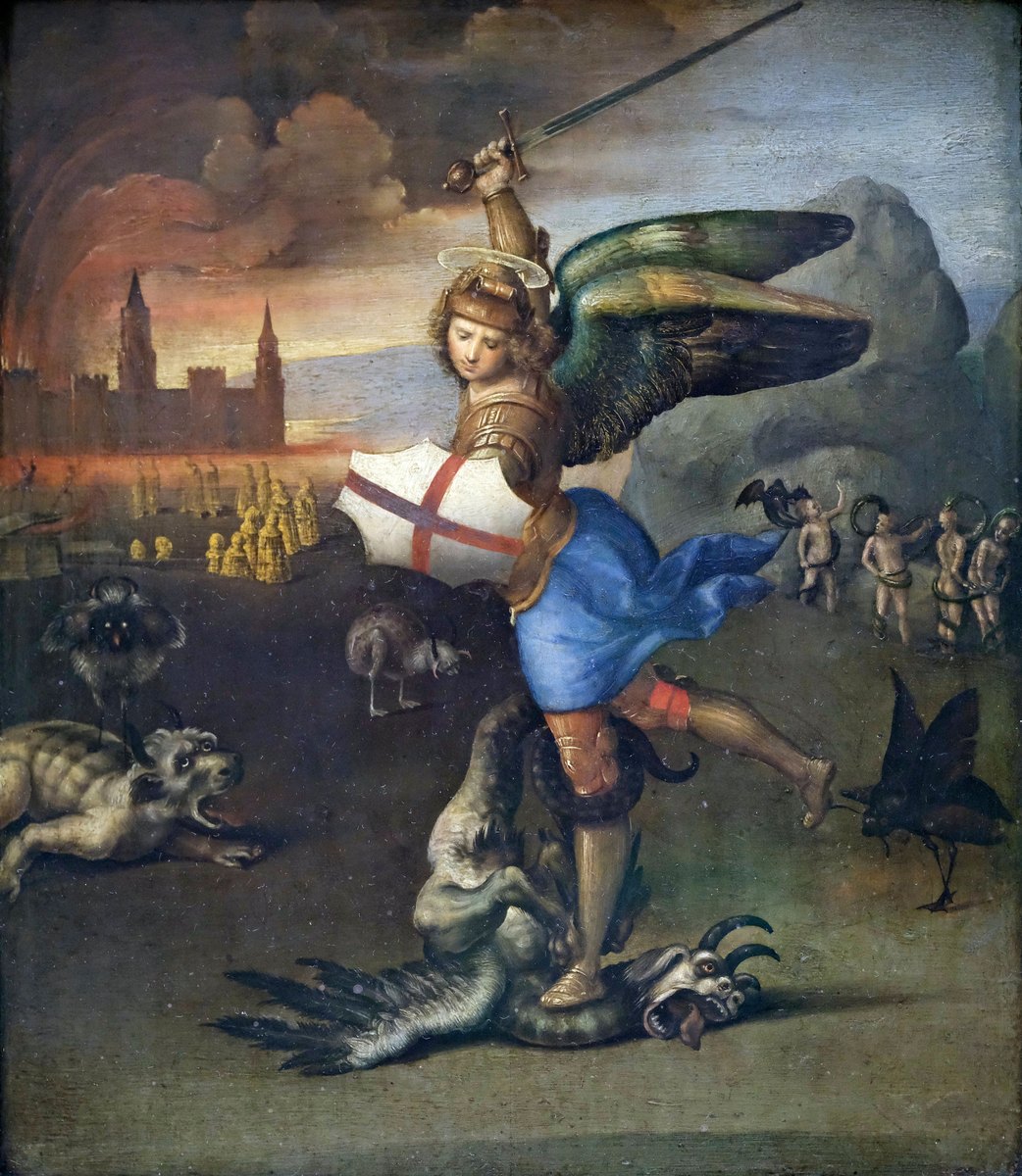 Saint Michael and the Dragon by Raphael