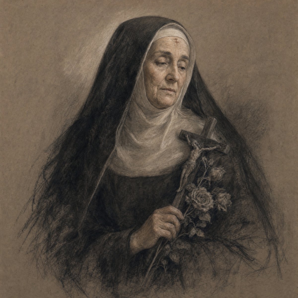 Saint Rita of Cascia by Catholic Art Studio