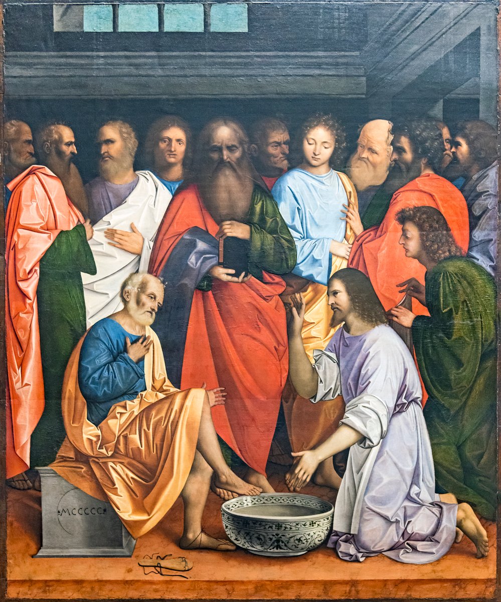 Christ Washing St. Peter's Feet by Giovanni Agostino da Lodi
