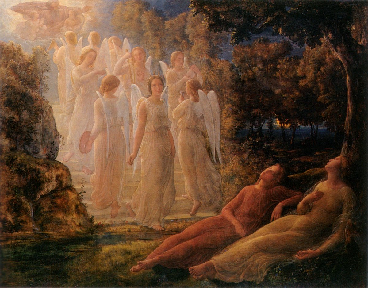 The Golden Stairs by Louis Janmot