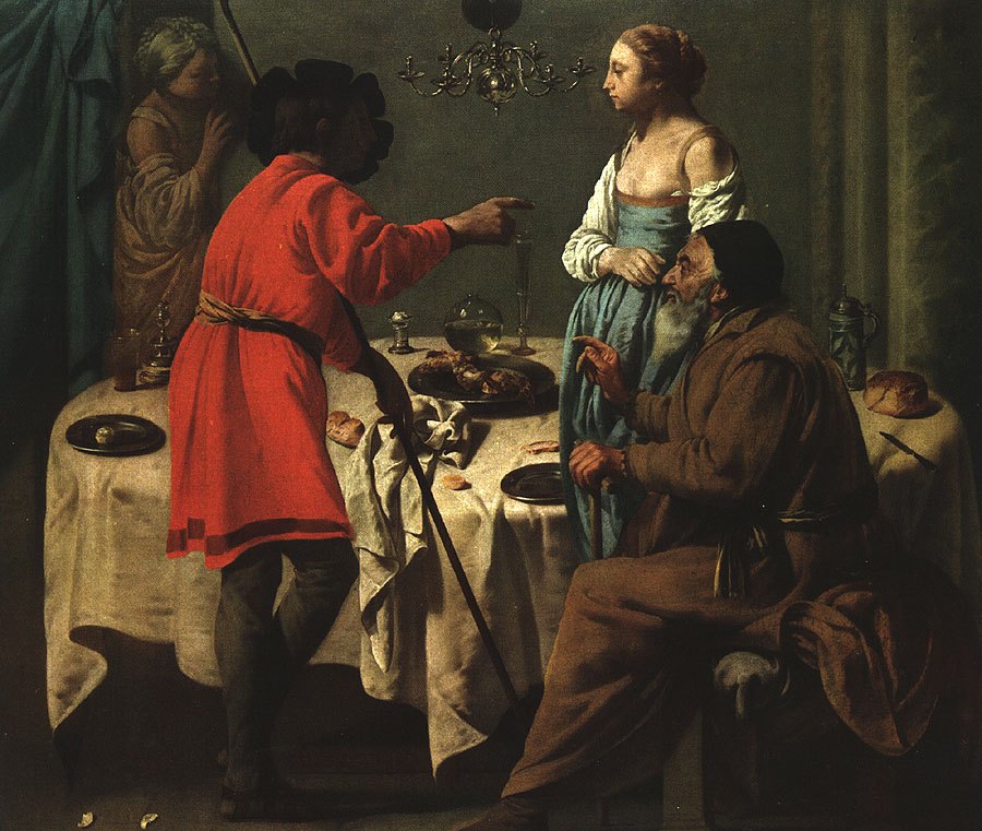 Jacob Reproaching Laban by Hendrick ter Brugghen