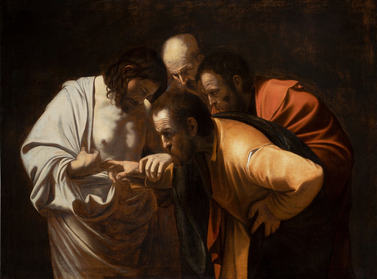 The Incredulity of Saint Thomas by Caravaggio
