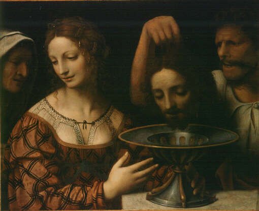 Salome with the Head of John the Baptist by Bernardino Luini