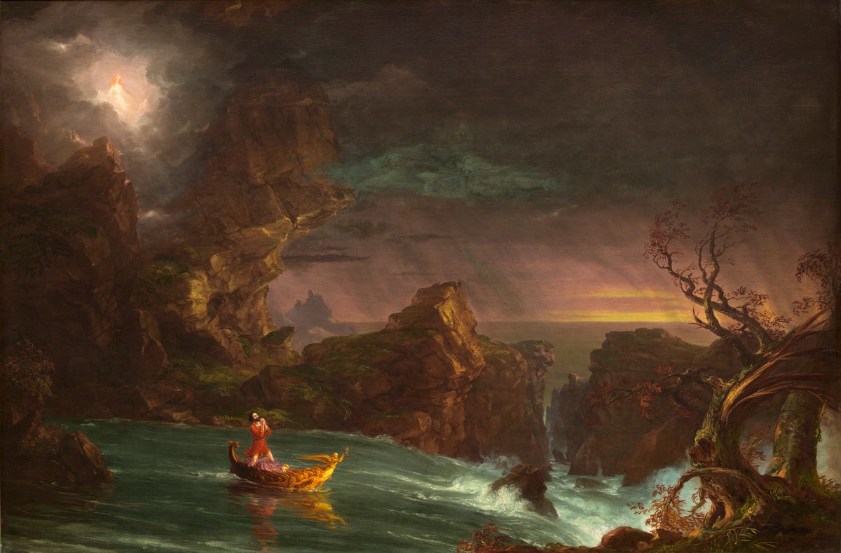 The Voyage of Life Manhood by Thomas Cole