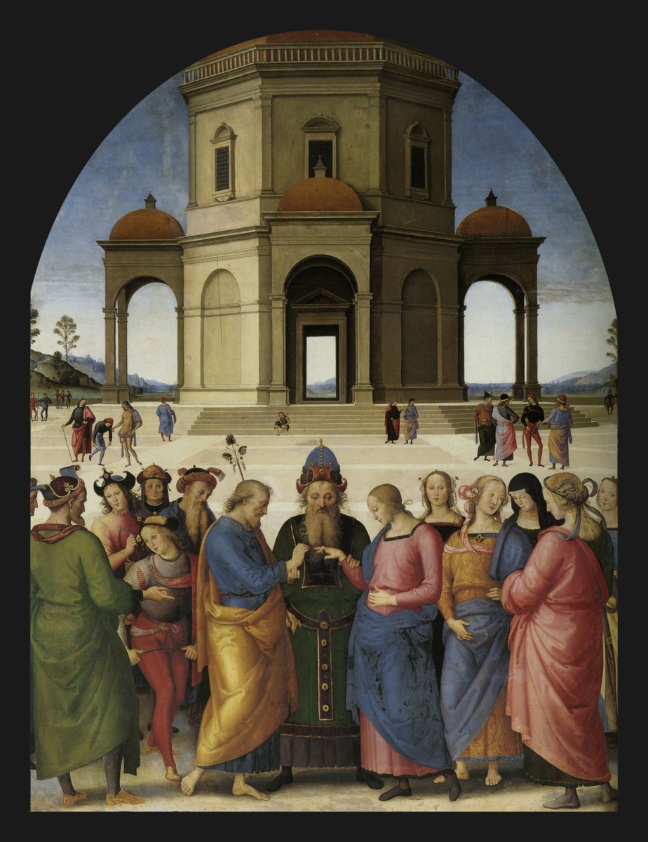The Marriage of the Virgin by Pietro Perugino