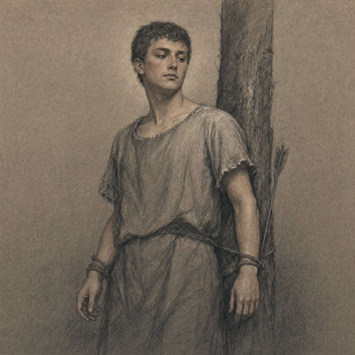Saint Sebastian by Catholic Art Studio
