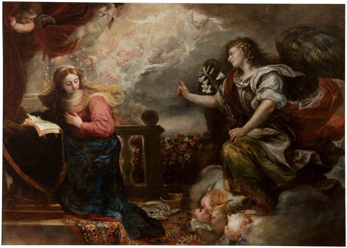 Annunciation by Francisco Rizi