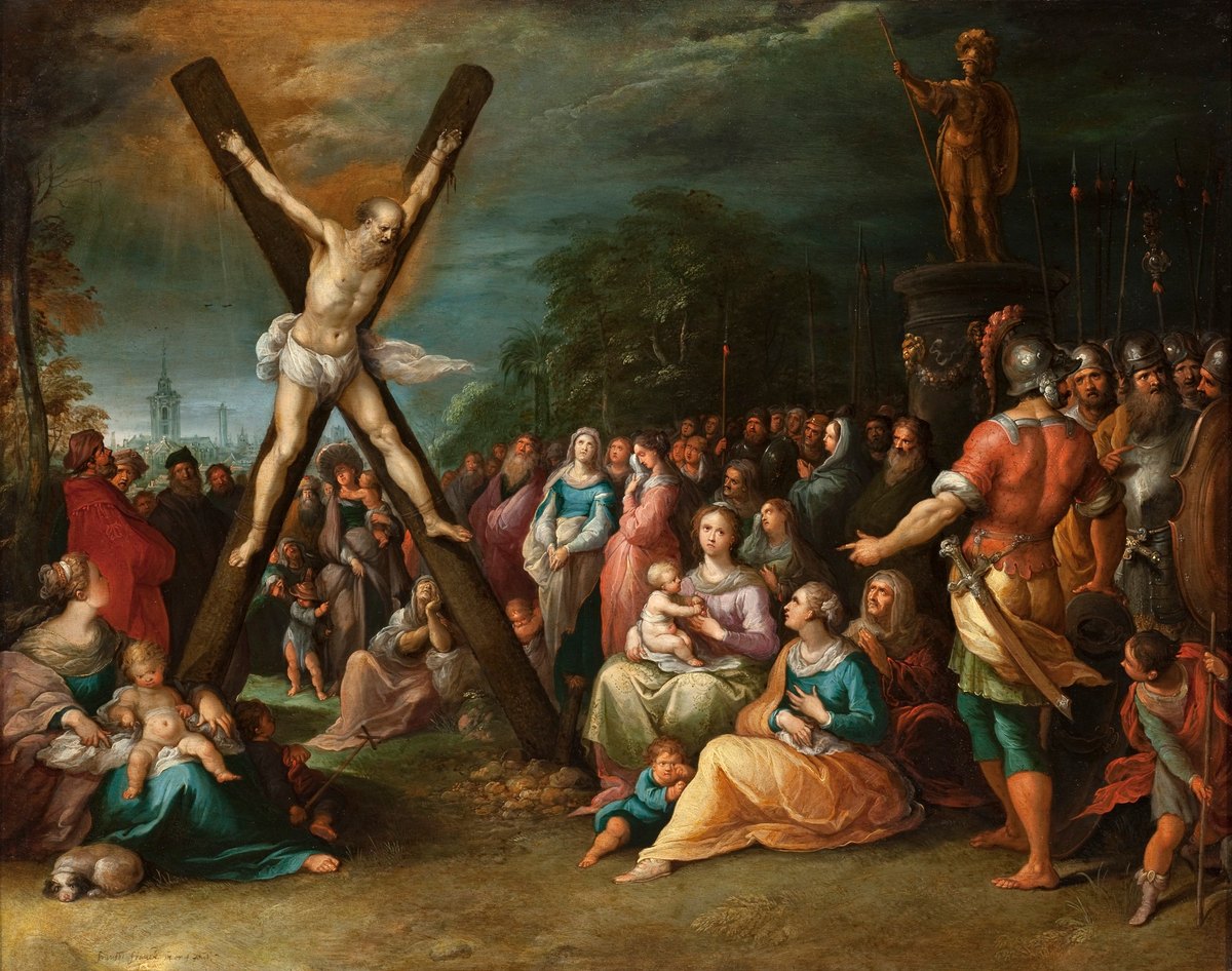 Crucifixion of Saint Andrew by Frans Francken the Younger