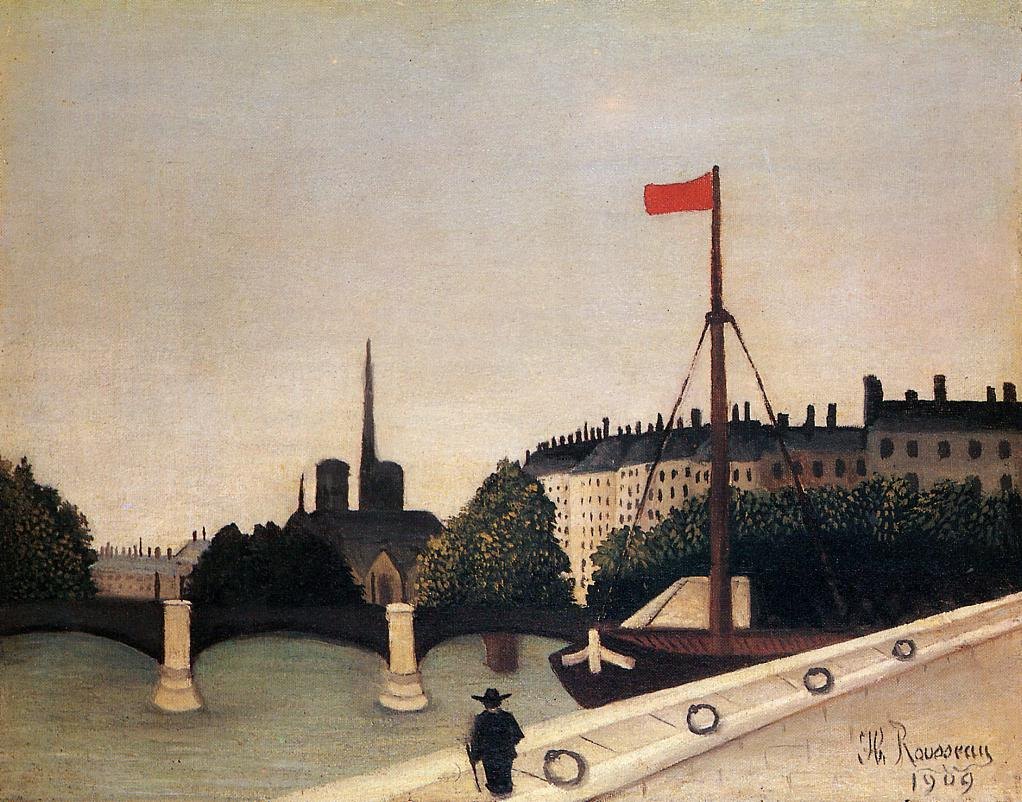Notre Dame by Henri Rousseau