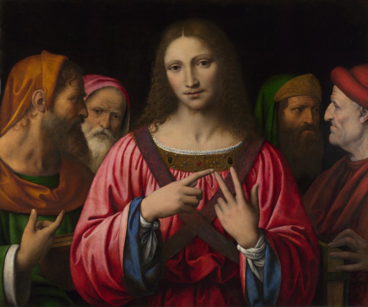 Christ Among the Doctors by Bernardino Luini