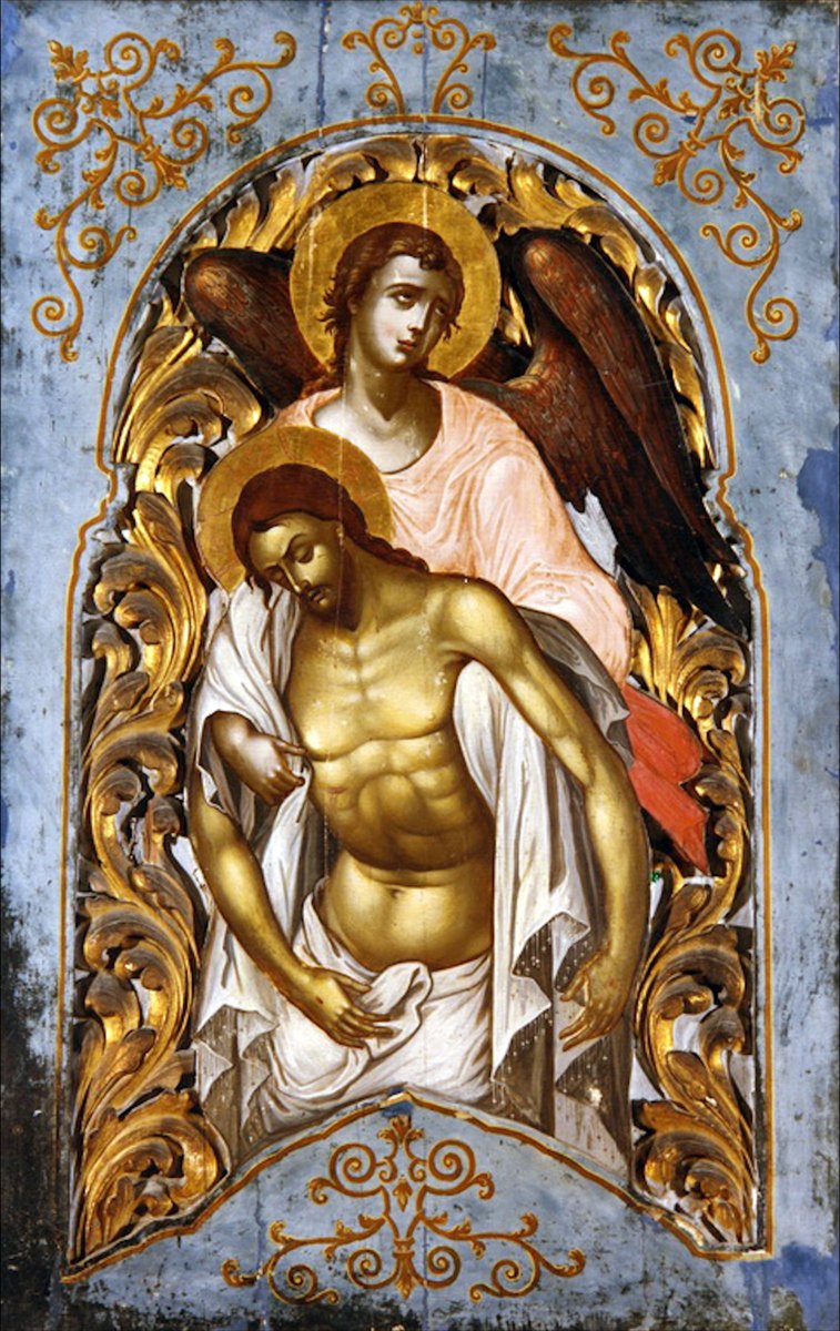 Angel Holding the Body of Christ by Nikolaos Kallergis