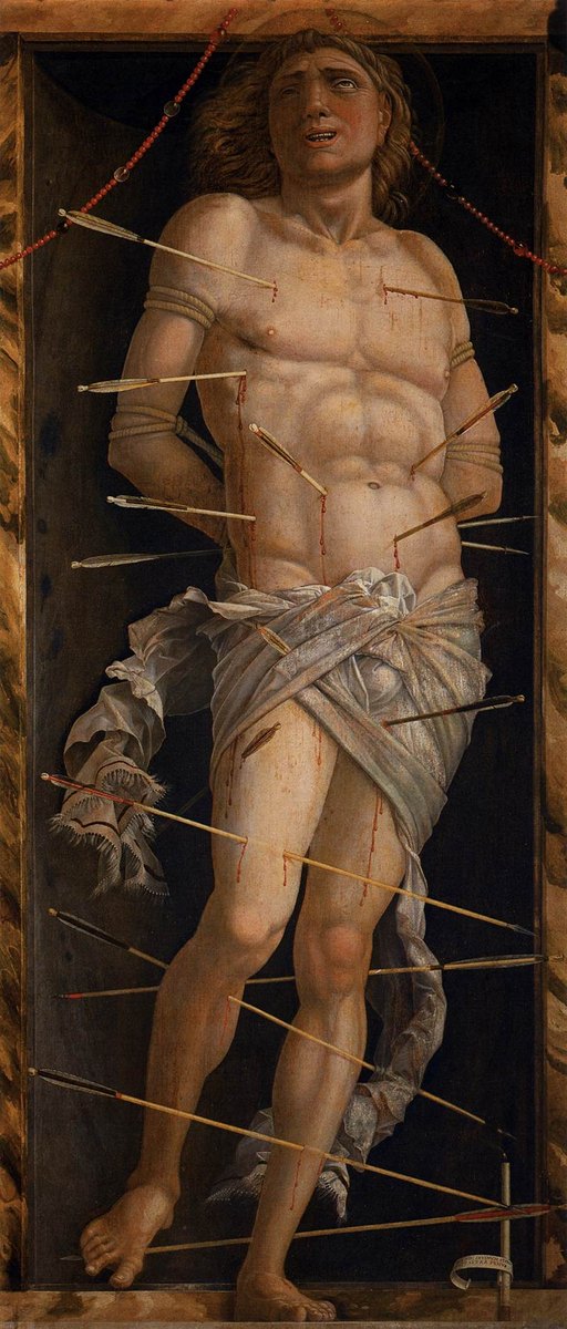 The Martyrdom of St. Sebastian by Andrea Mantegna