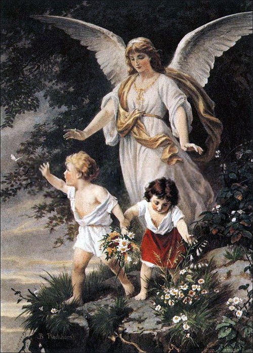Guardian Angel by Bernhard Plockhorst