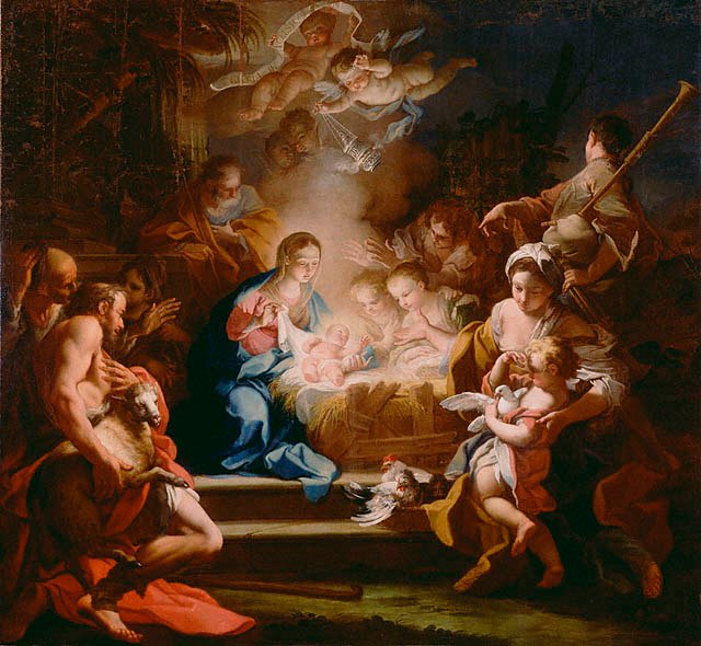 Adoration of the Shepherds by Sebastiano Conca