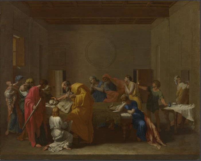 Extreme Unction by Nicolas Poussin