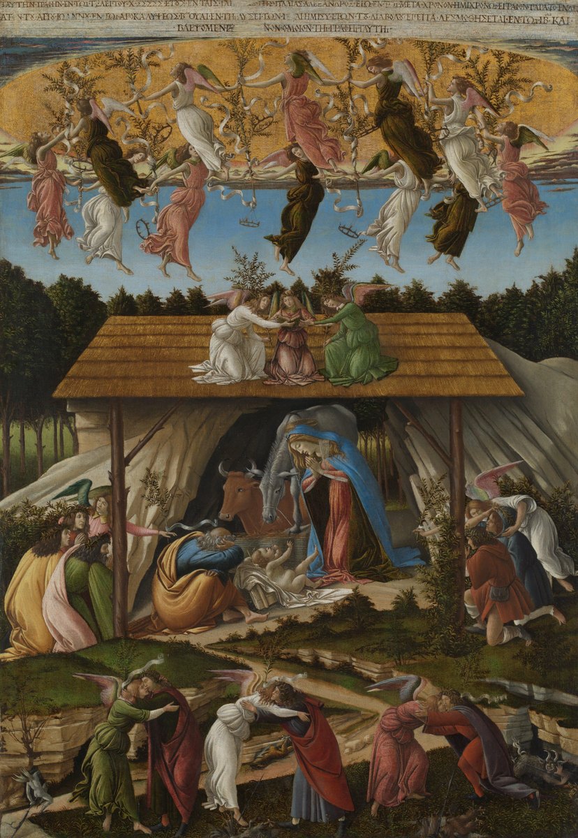The Mystic Nativity by Sandro Botticelli