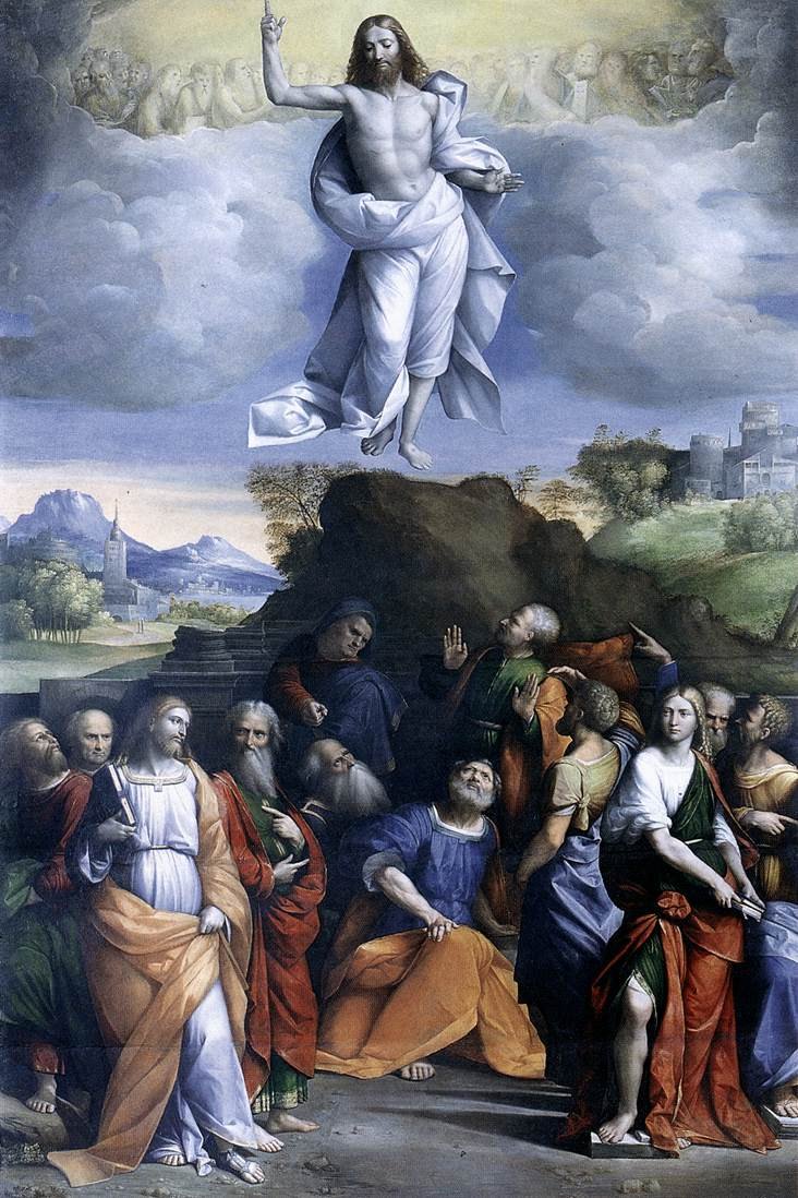 Ascension of Christ by Benvenuto Tisi