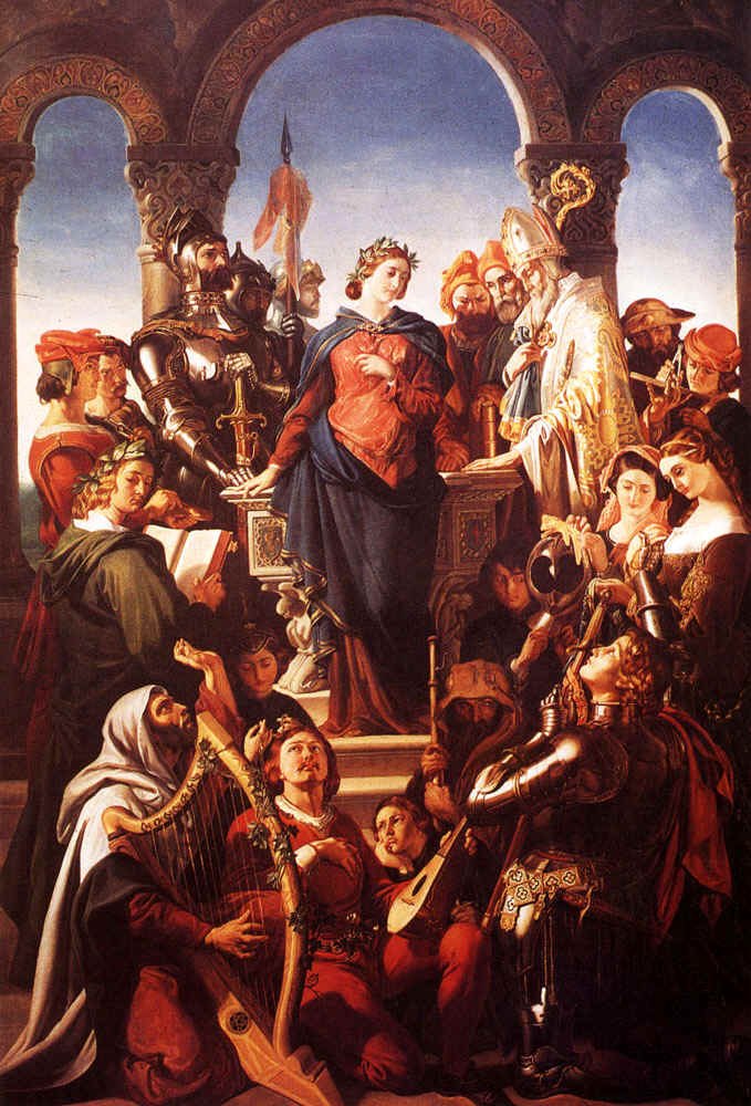 The Spirit of Chivalry by Daniel Maclise