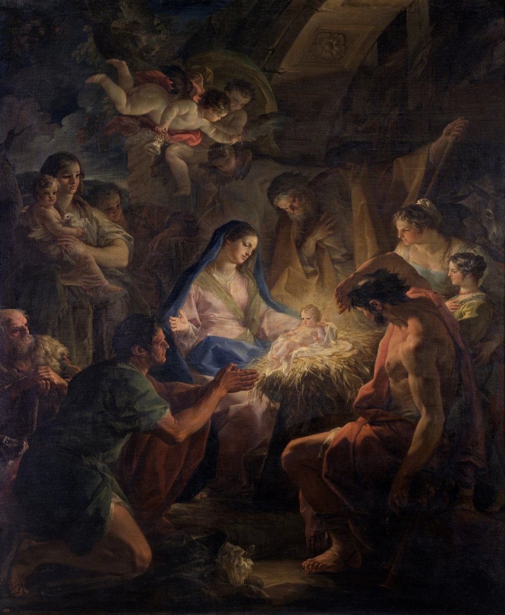 The Adoration of the Shepherds by Corrado Giaquinto