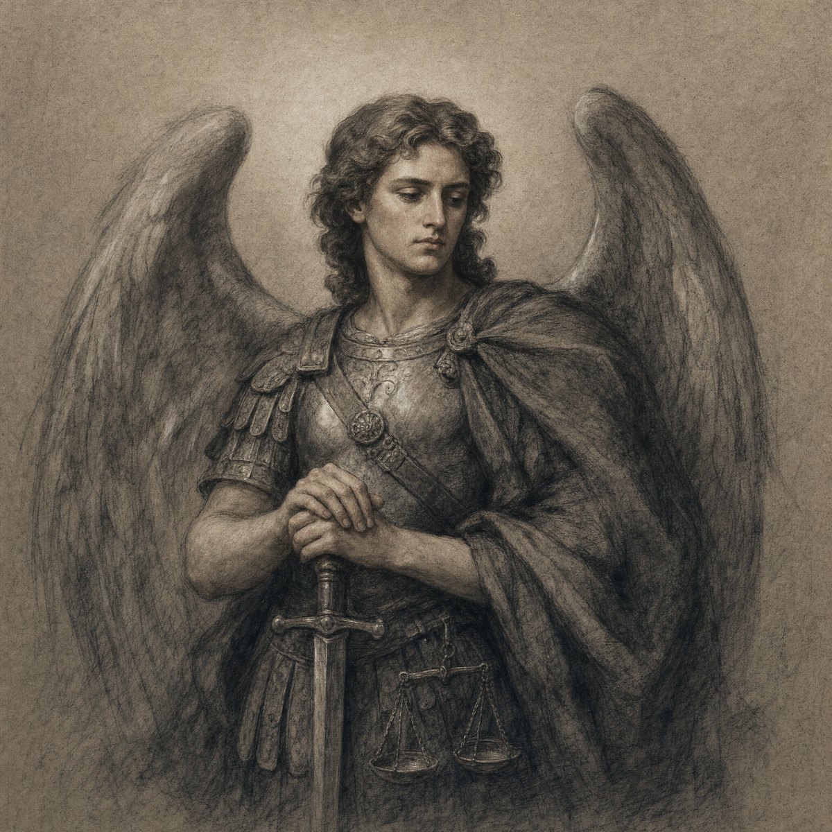 Saint Michael the Archangel by Catholic Art Studio