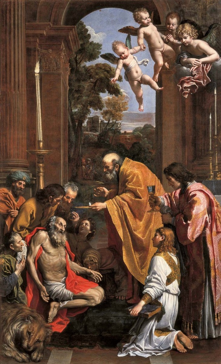 The Last Communion of Saint Jerome by Domenichino