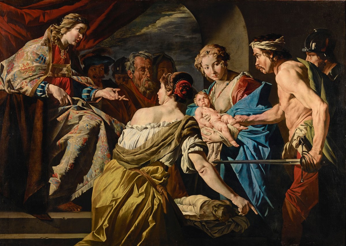 The Judgment of Solomon by Matthias Stom