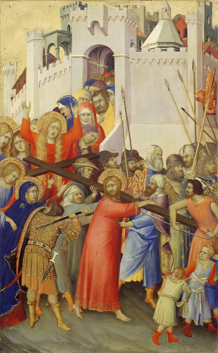 The Carrying of the Cross by Simone Martini