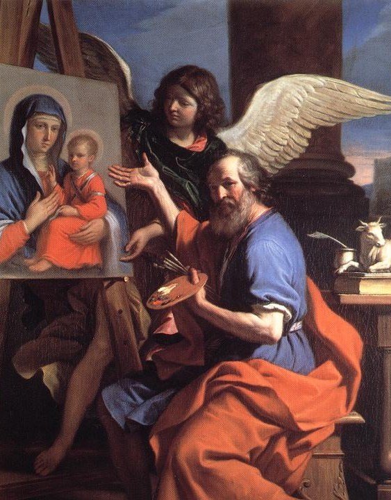 St. Luke Displaying a Painting of the Virgin by Guercino