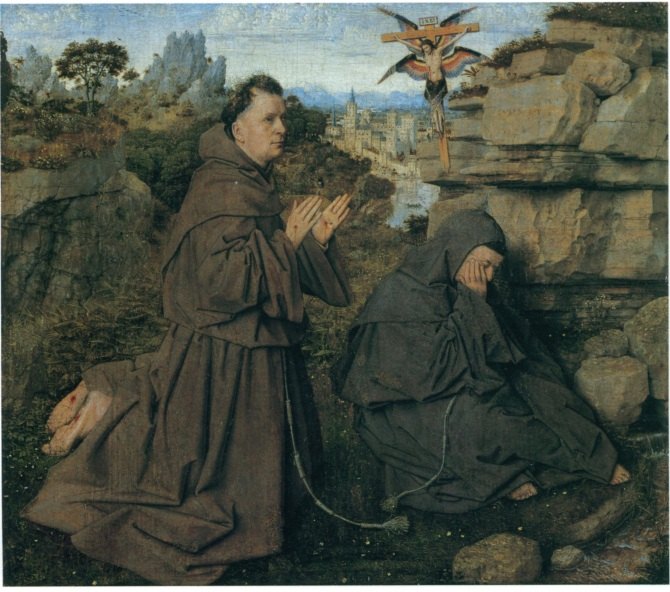 Saint Francis Receiving the Stigmata by Jan van Eyck