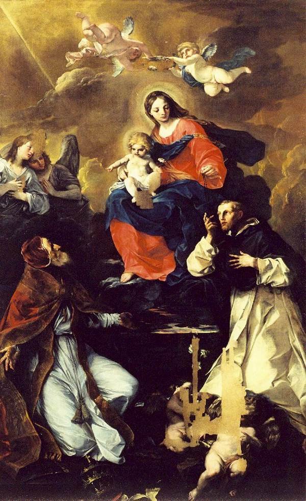 Virgin and Child with Angels and Saints by Felice Torelli