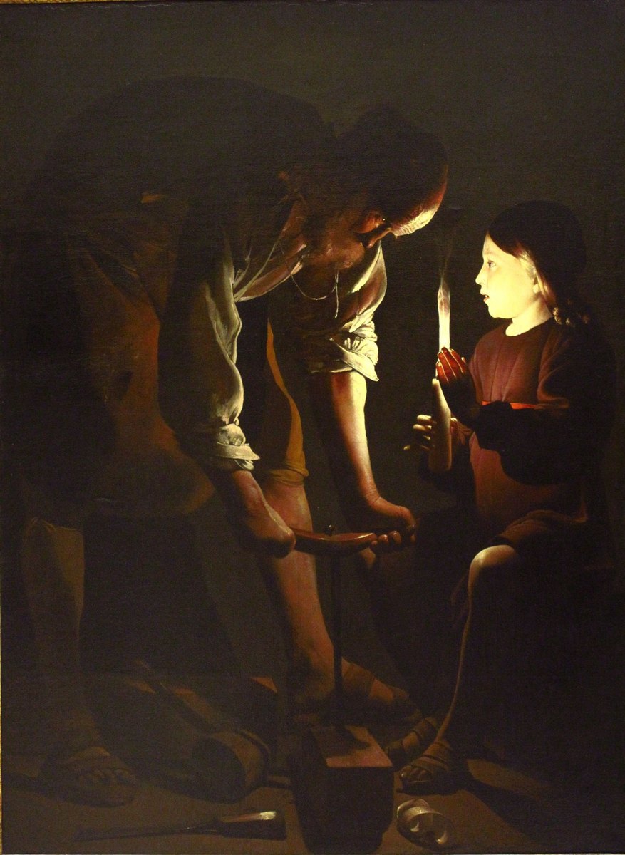Joseph the Carpenter by Georges de La Tour