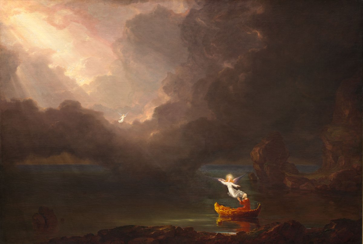 The Voyage of Life Old Age by Thomas Cole