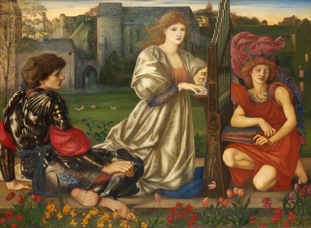 The Love Song by Edward Burne-Jones