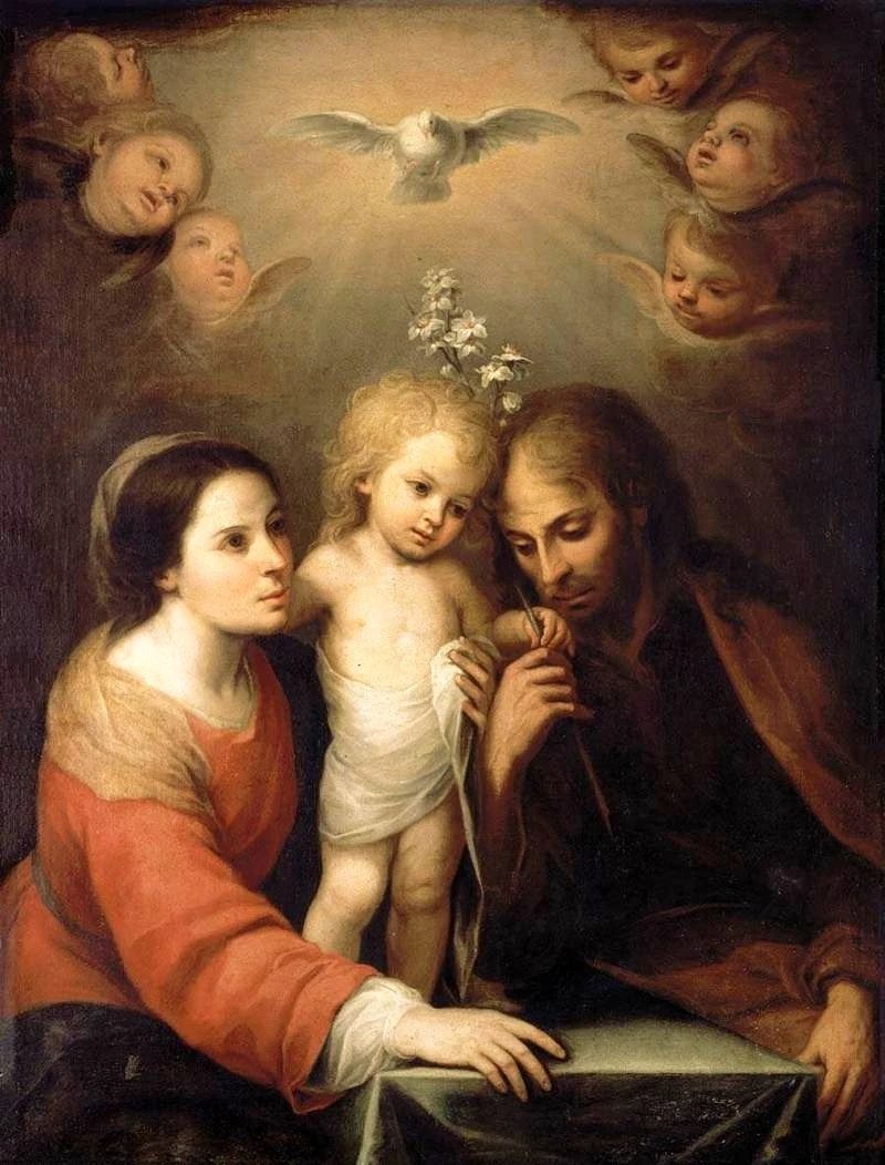 The Holy Family by Juan Simón Gutiérrez