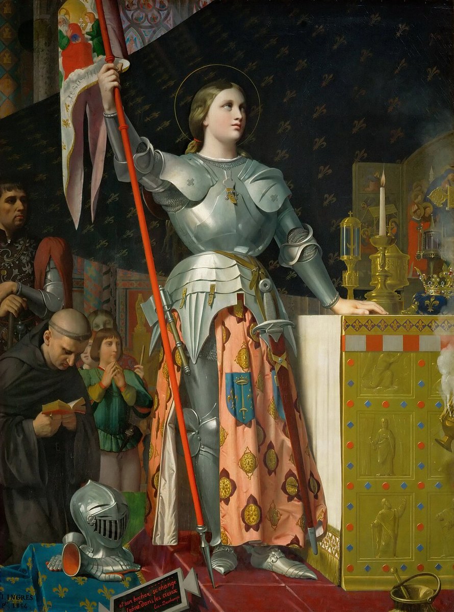 Joan of Arc at the Coronation of Charles VII by Jean-Auguste-Dominique Ingres
