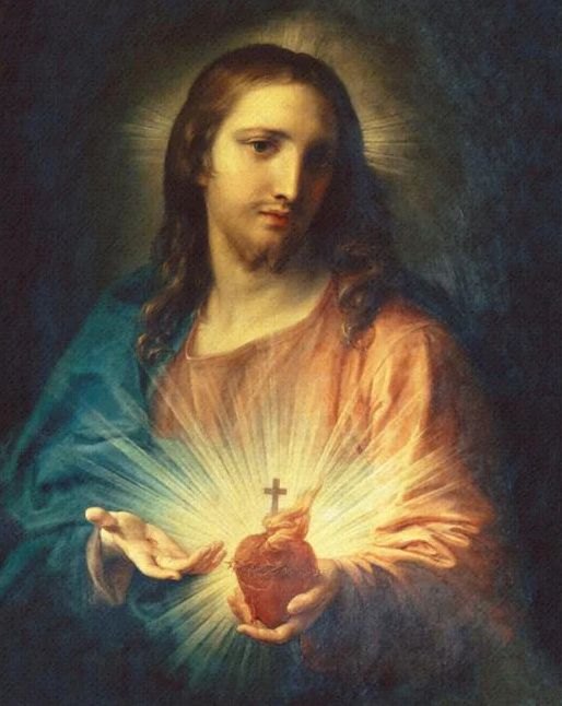 The Sacred Heart by Pompeo Batoni